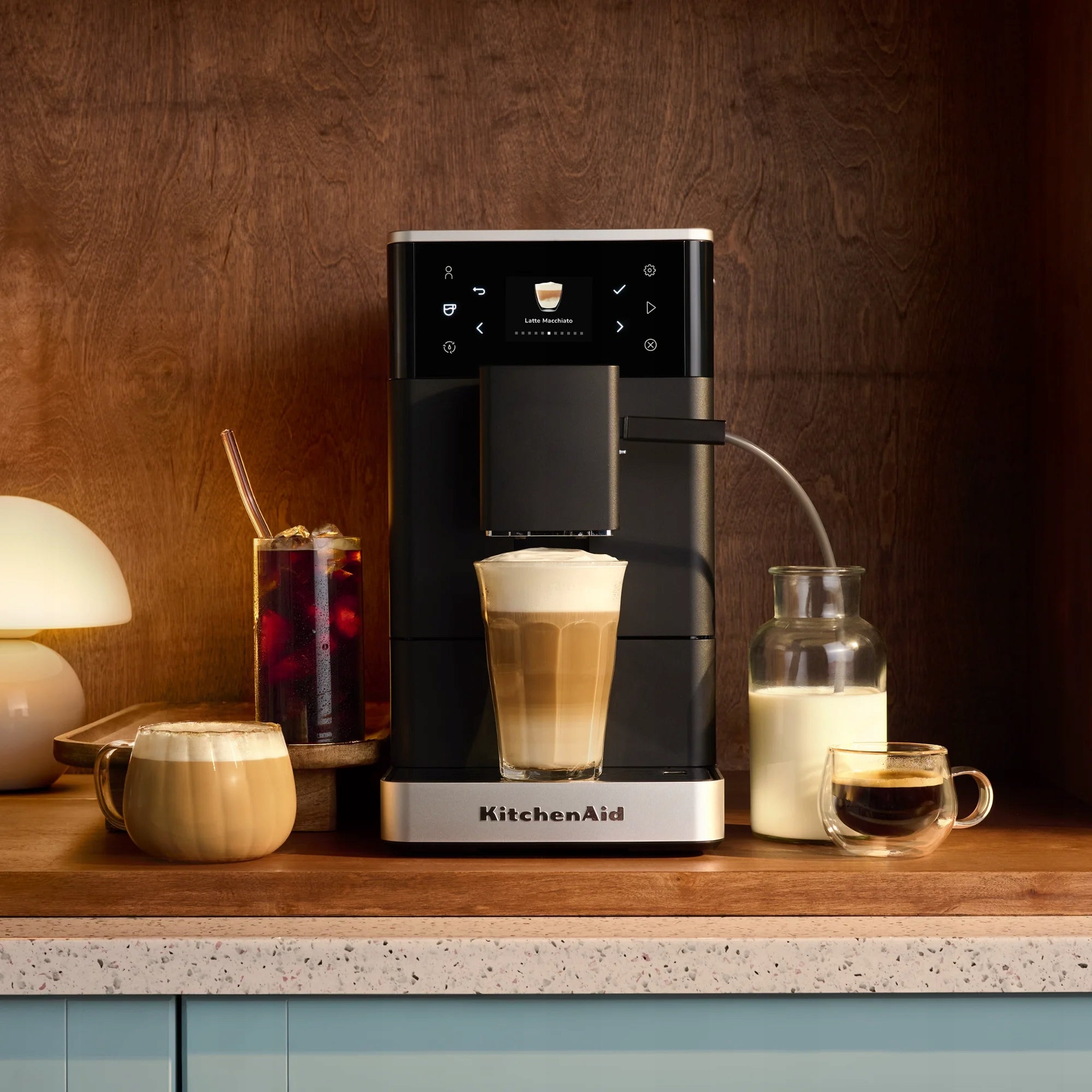 Automatic coffee maker KitchenAid KF3 5KES8453EBM matt black Packaging status original
