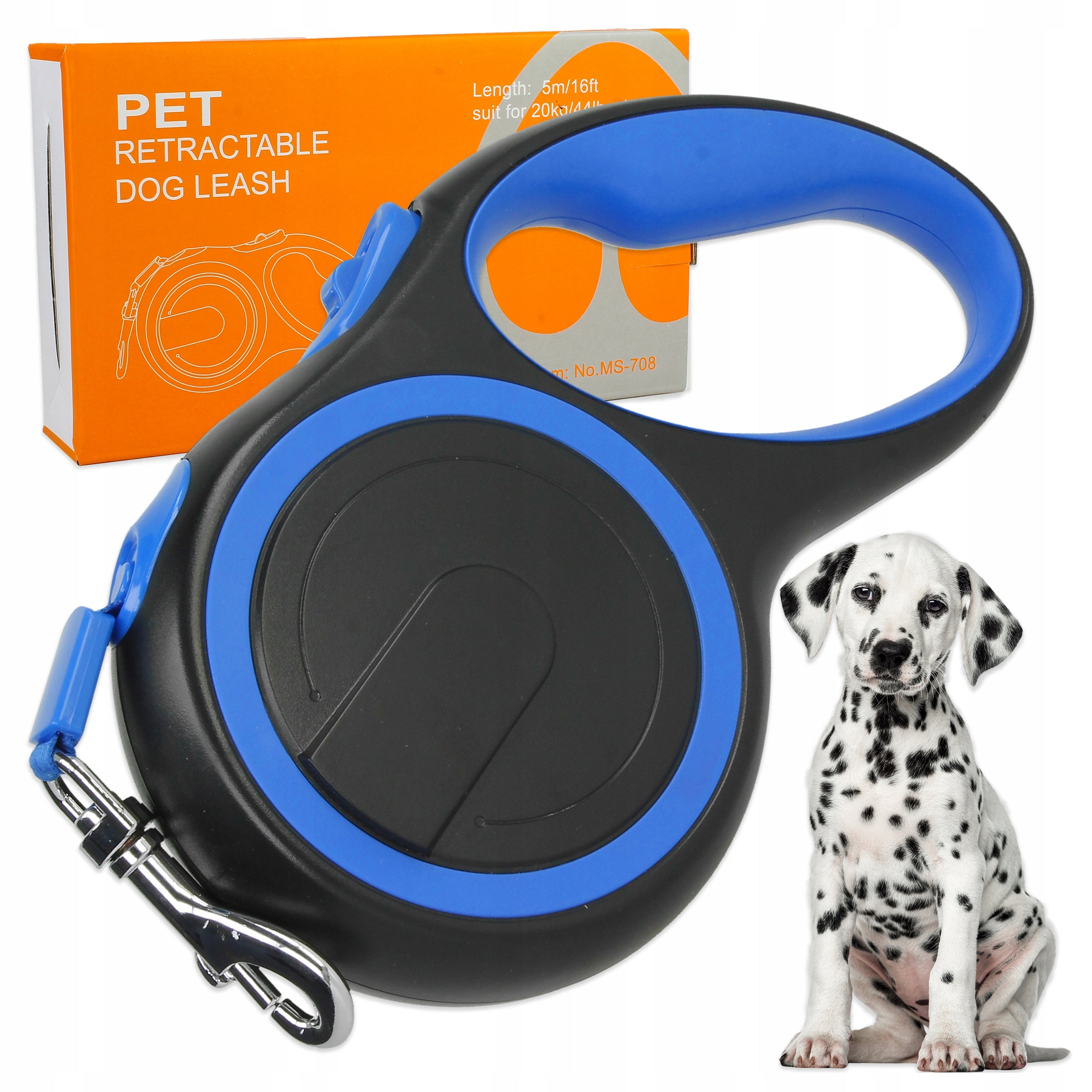 Automatic dog leash 5m lightweight durable up to 20kg Maltese York Maximum leash length 5 m