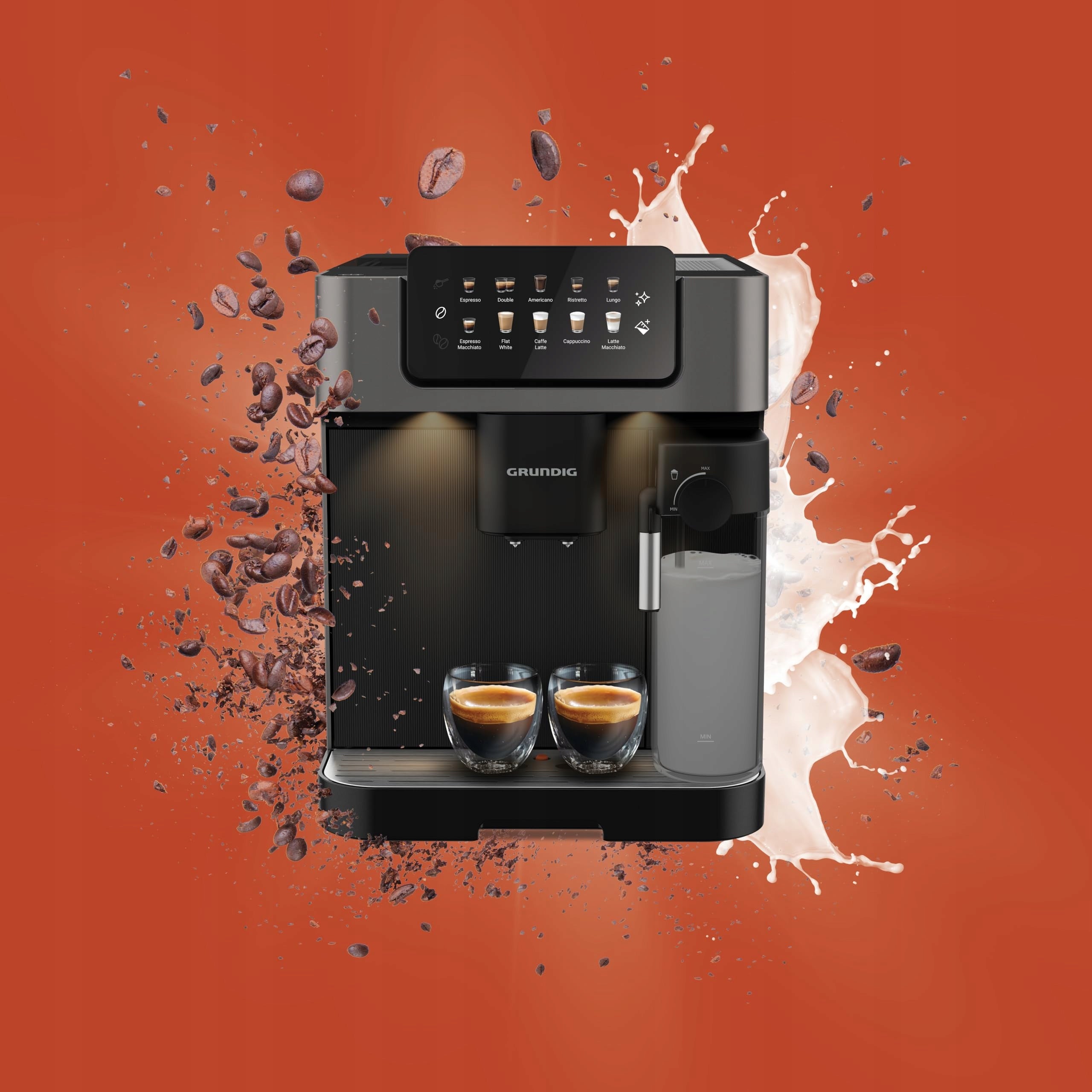 Automatic espresso machine 19 bar Grundig KVA 7230 1350 W Manufacturer code gms6070