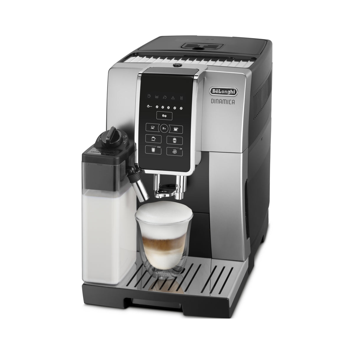 Automatic espresso machine De'Longhi ECAM 350.50.SB 1450 W silver/grey Packaging status original