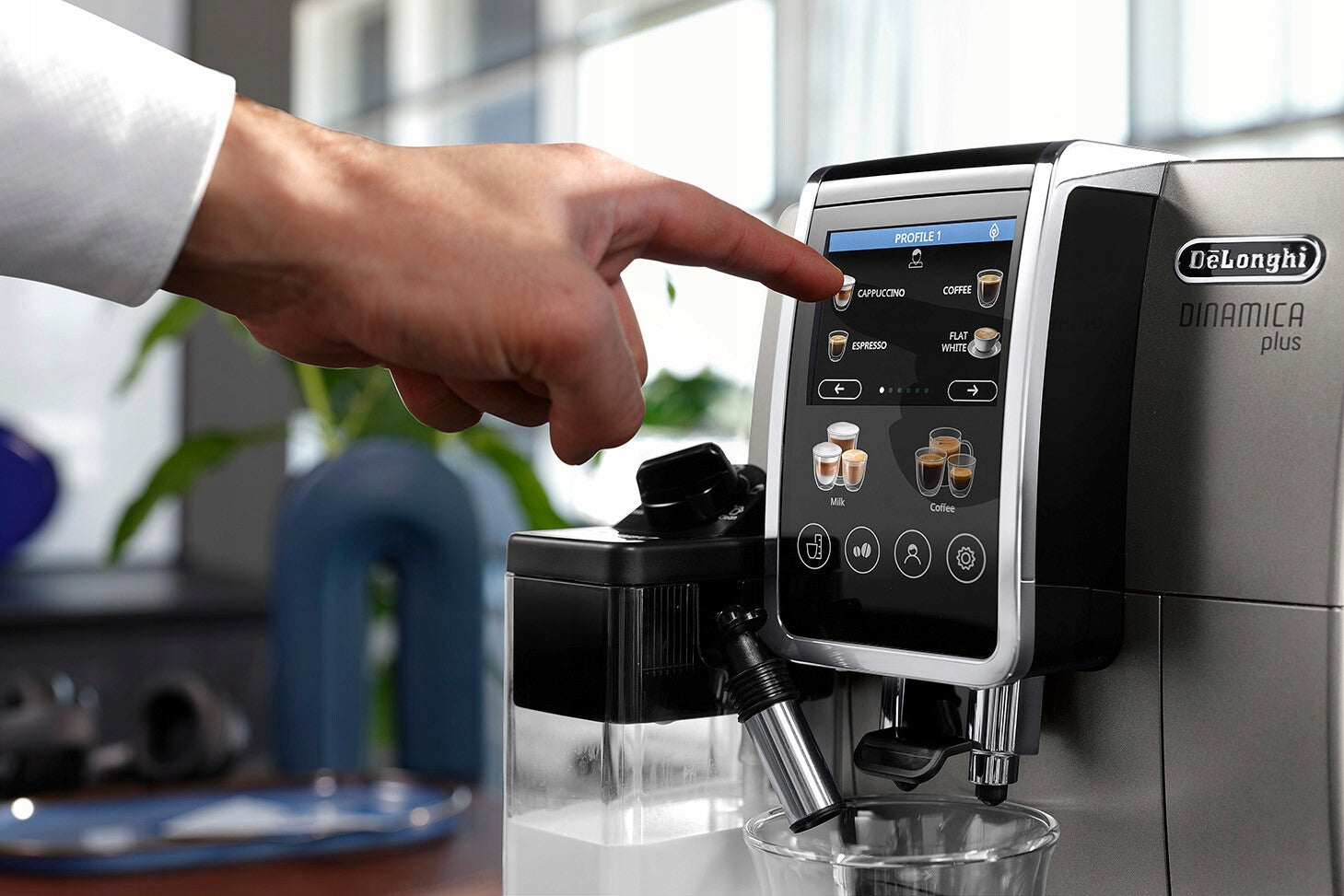 Automatic espresso machine De'Longhi ECAM380.95TB titanium Model ECAM380.95