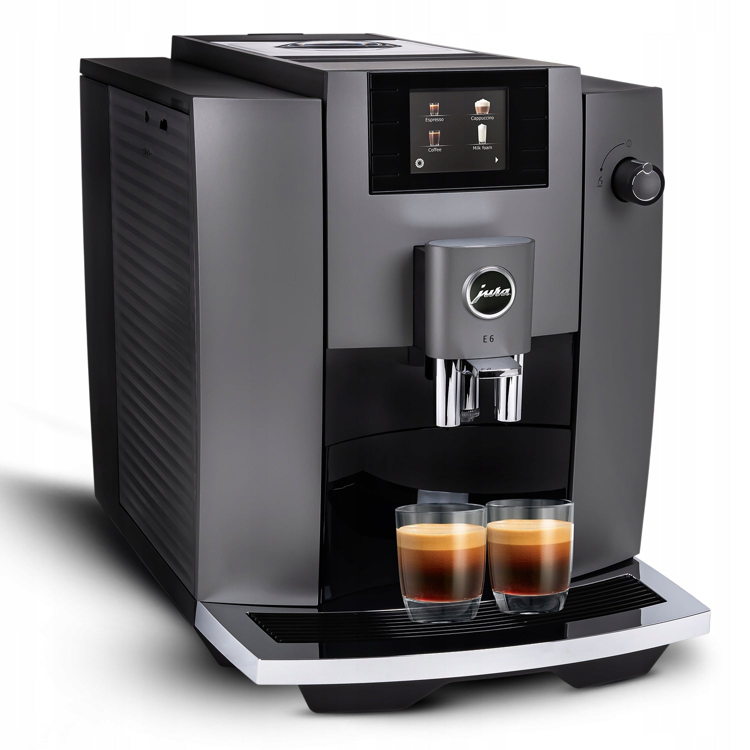 Automatic espresso machine Jura E6 Dark Inox (EC) 1450 W black