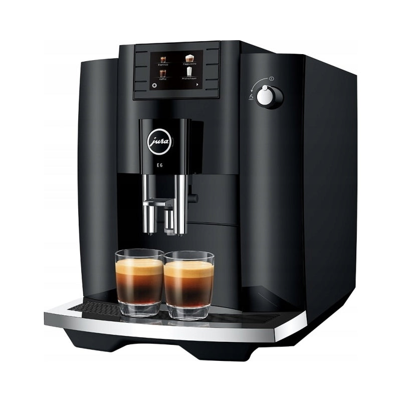 Automatic espresso machine Jura E6 Piano Black EC 1450 W black