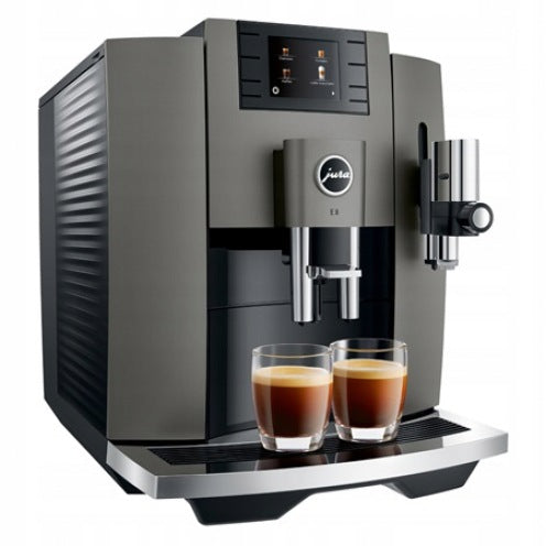 Automatic espresso machine Jura E8 EB 15363 DARK 1450 W Manufacturer code E8 EB 15363 Chrome