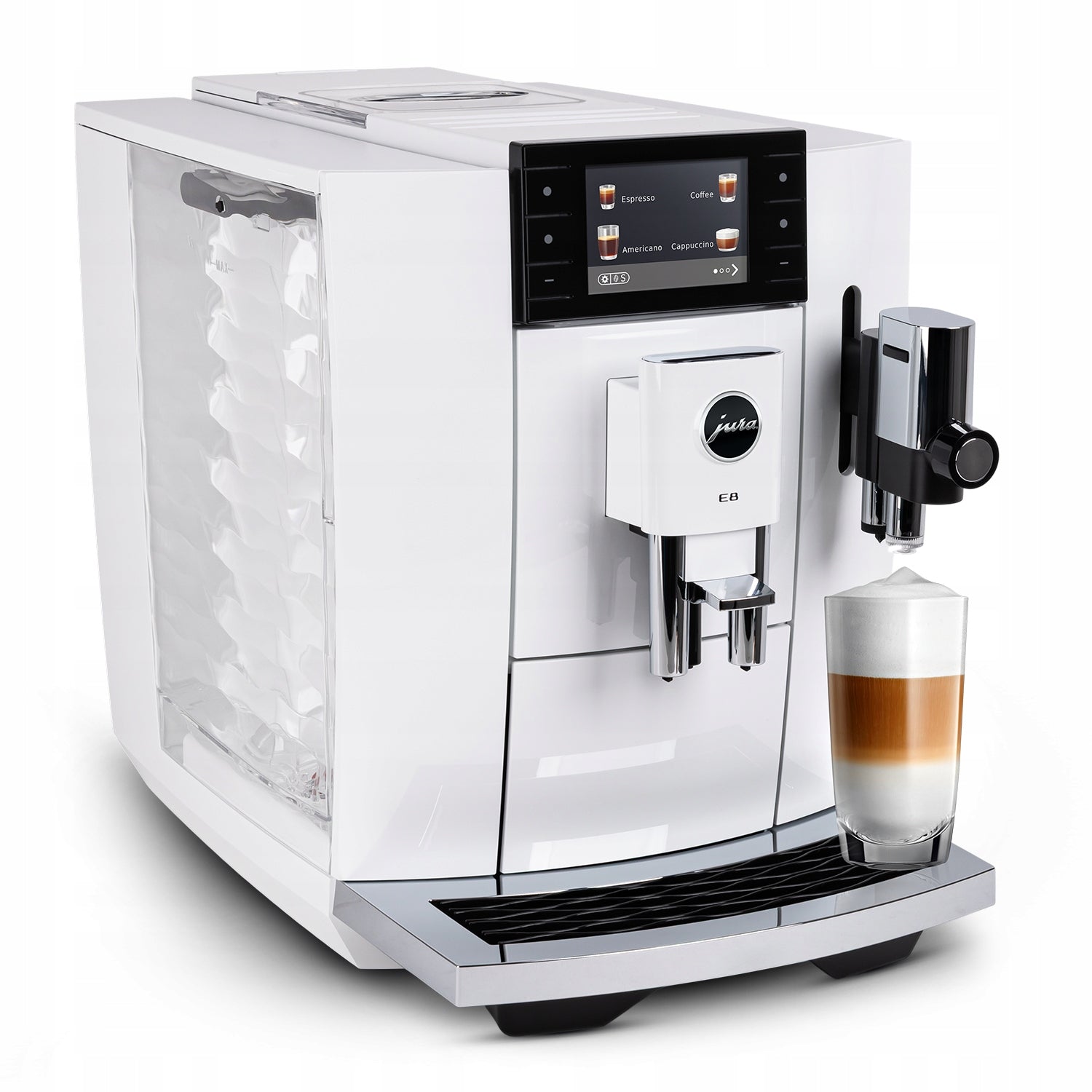Automatic espresso machine Jura E8 Piano White (ED) 1450 W white Packaging status original