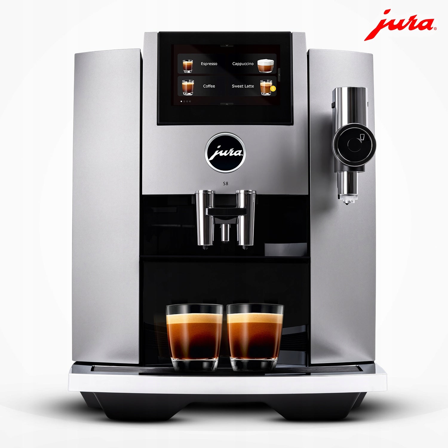 Automatic espresso machine Jura S8 Dark Inox (EB) 1450 W steel Manufacturer code 15480