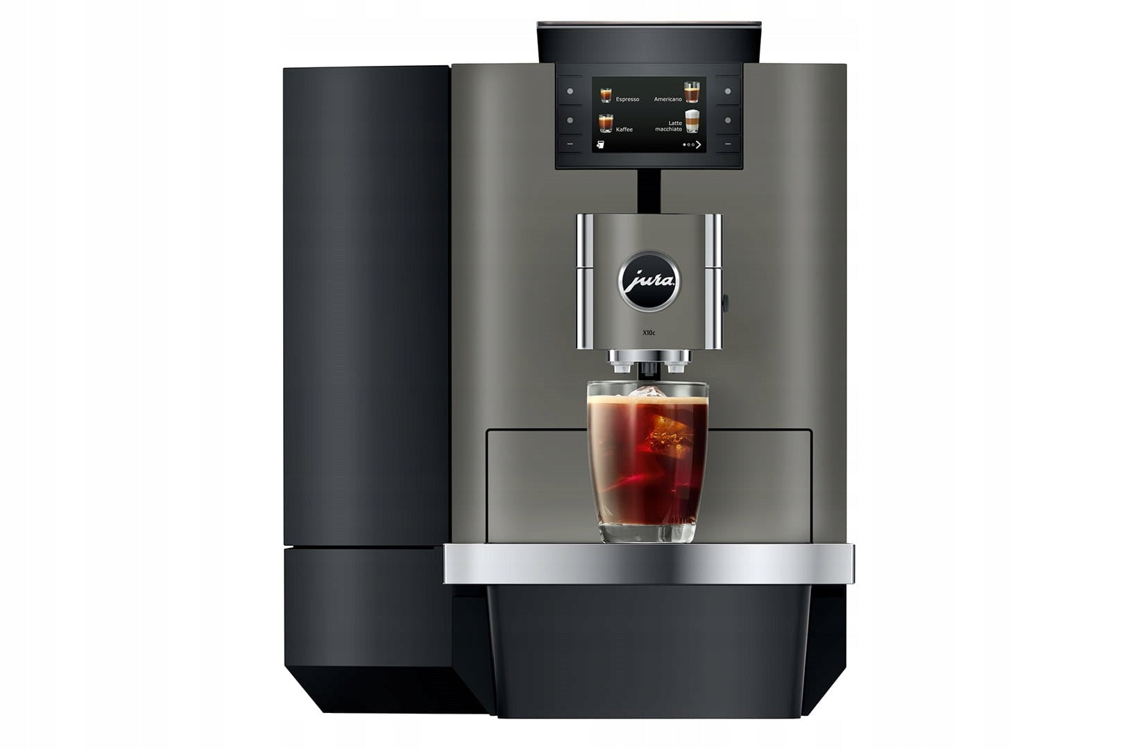 Automatic espresso machine Jura X10c Dark Inox 1450 W black Manufacturer code AGDJUREXP0051