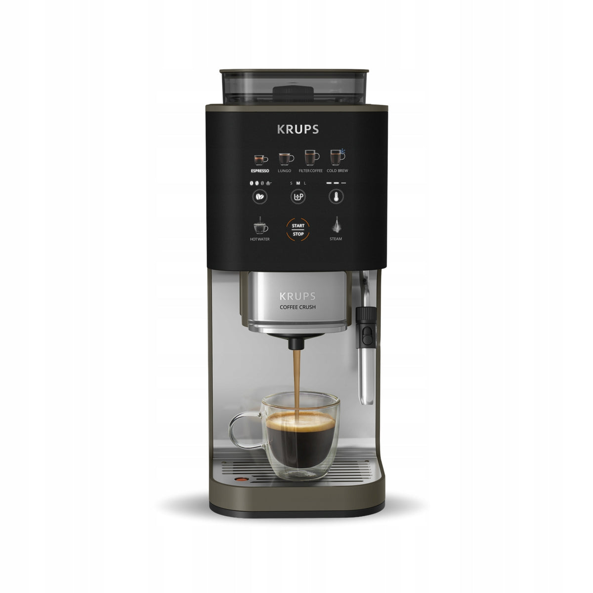 Automatic espresso machine Krups SA403BE0 1370 W beige/brown Manufacturer code SA403BE0