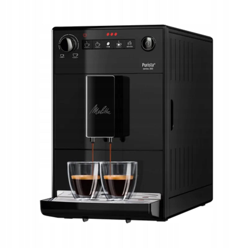 Automatic espresso machine Melitta Purista Pure Black 1450 W black Packaging status original