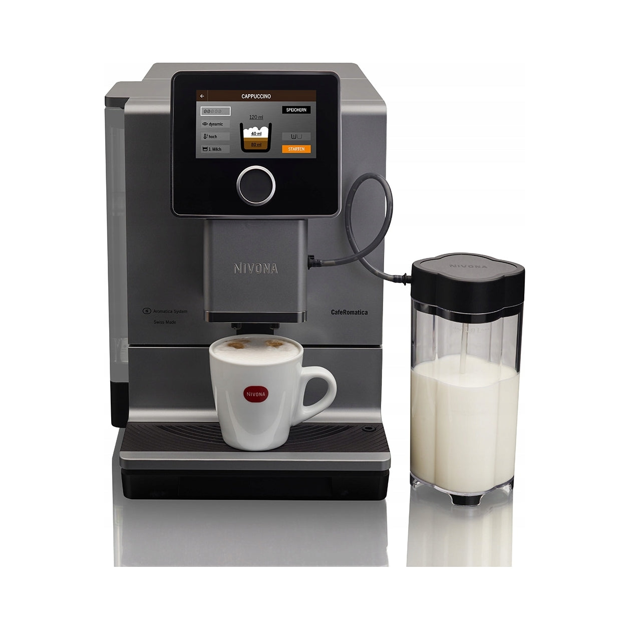 Automatic espresso machine Nivona 970 1465 W silver/grey