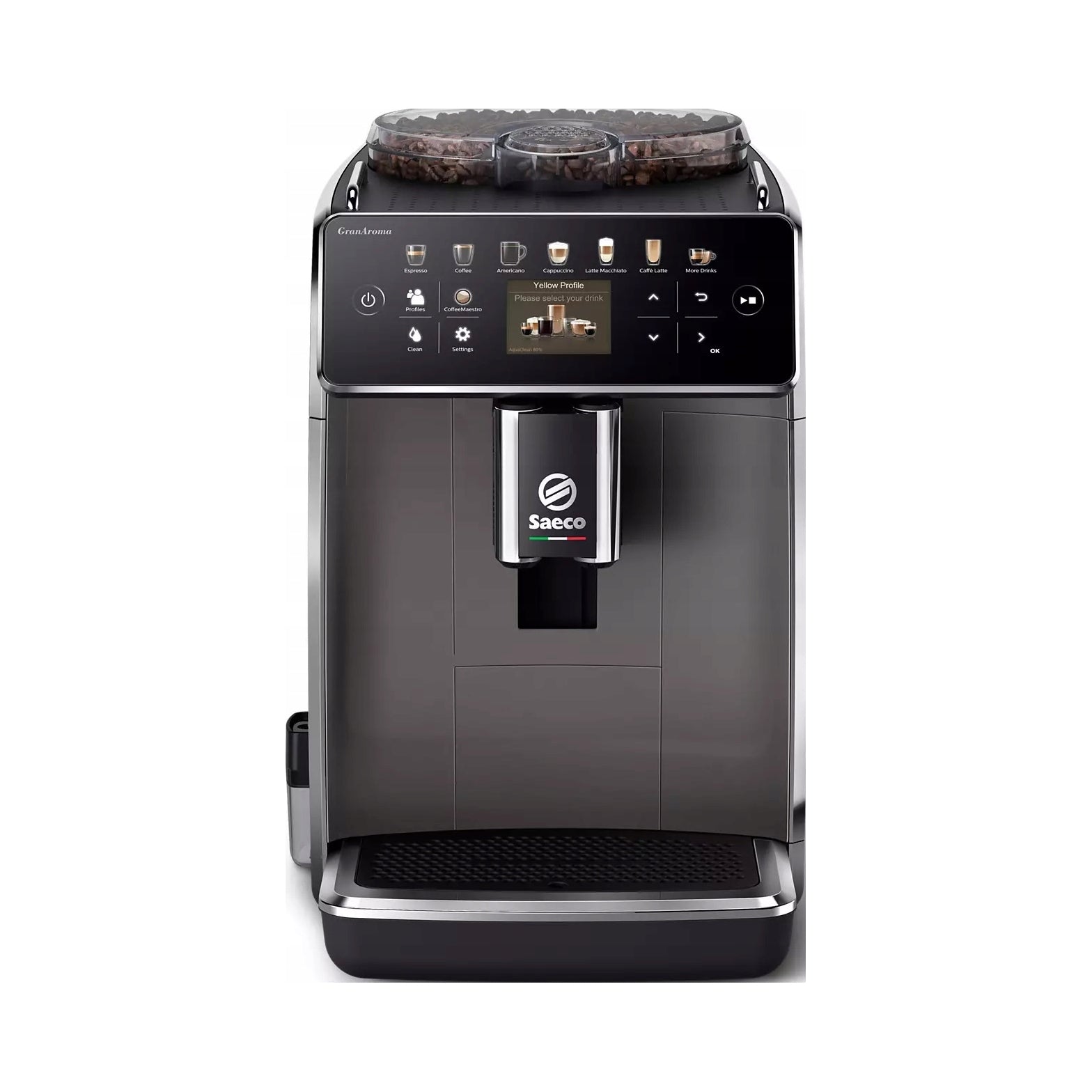 Automatic espresso machine Saeco SM6582/10 1500 W silver/grey