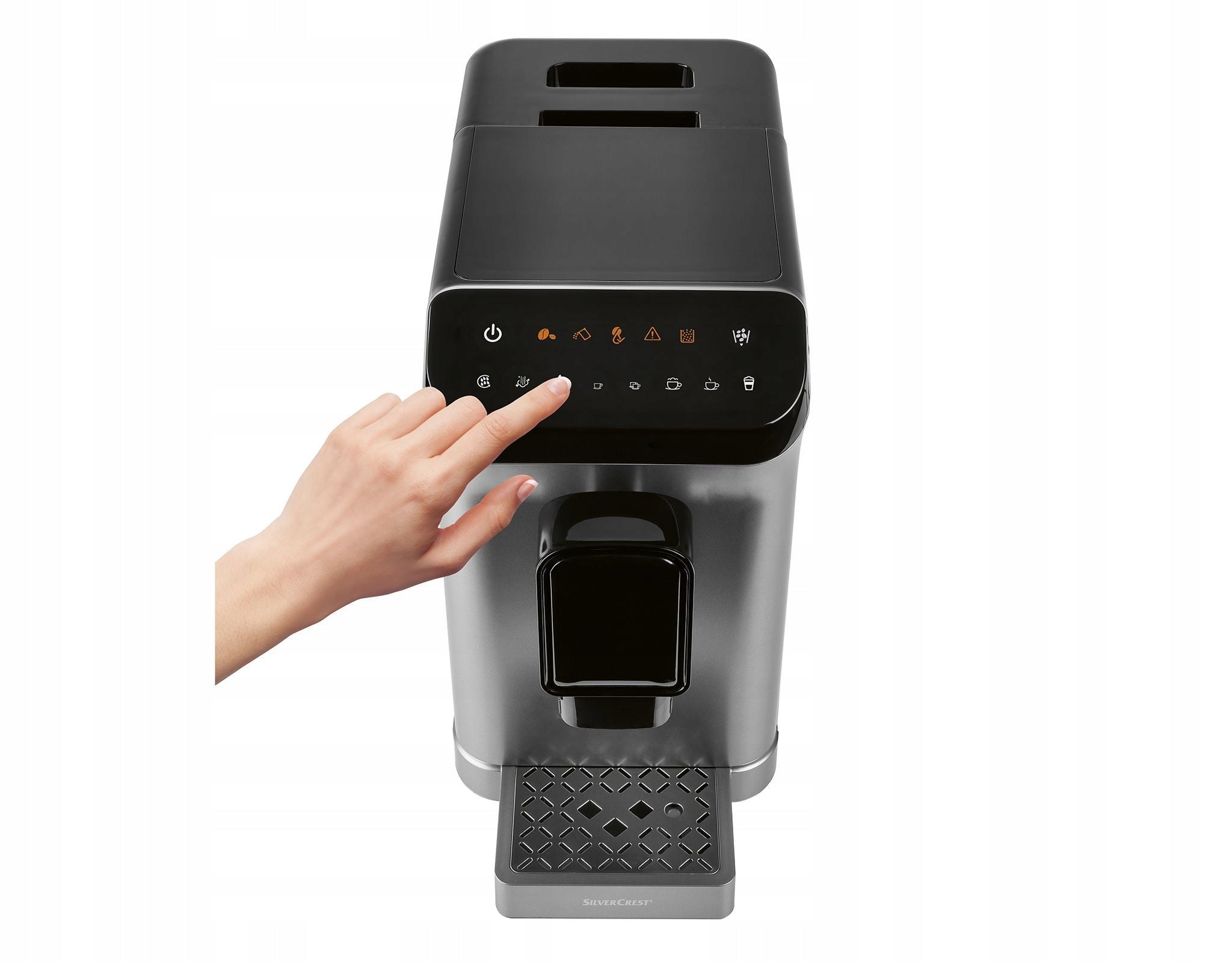 Automatic espresso machine SilverCrest SKVA 1350 A1 1350 W silver Manufacturer code SKVA 1350 A1