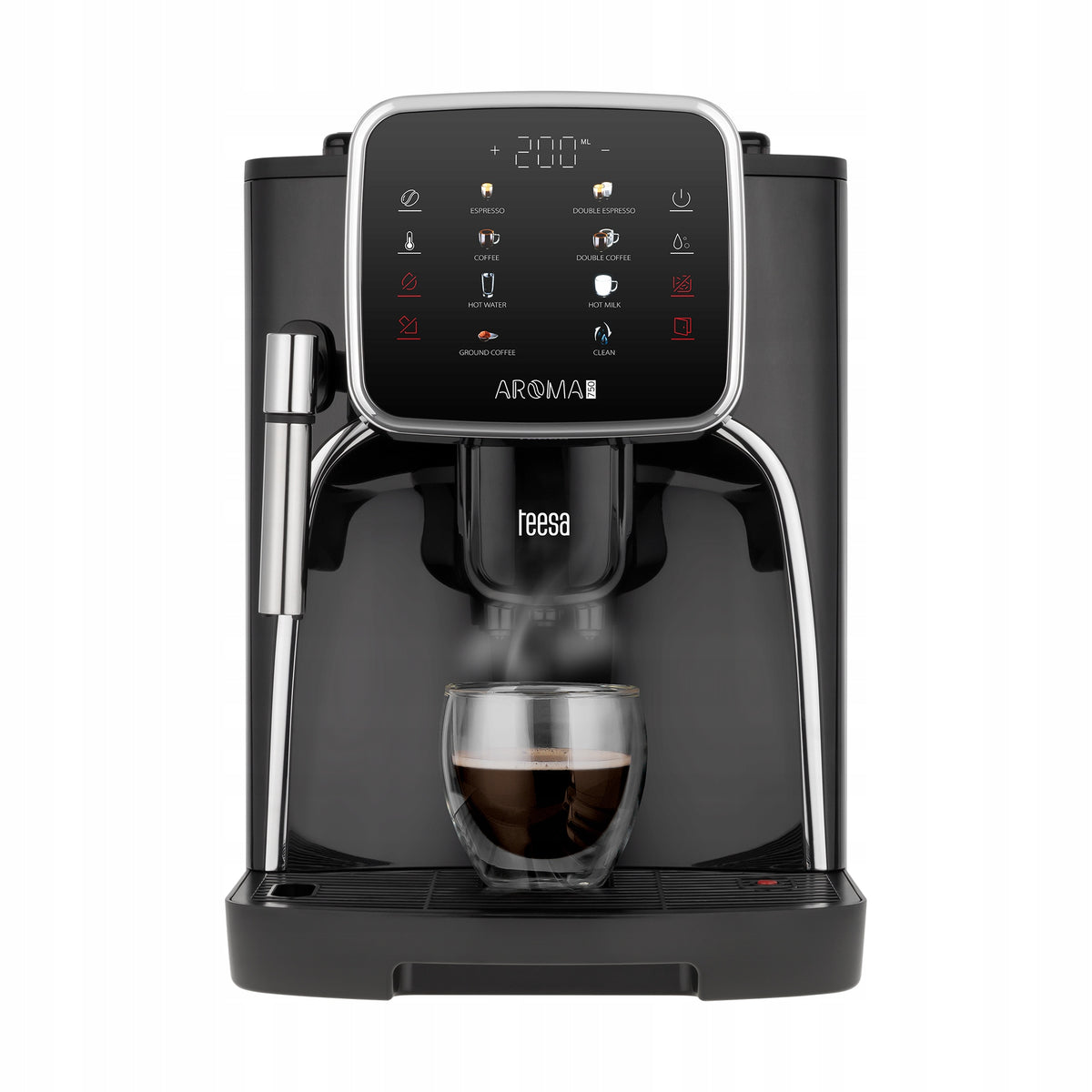 Automatic espresso machine for coffee 1450W + frother TEESA AROMA 750