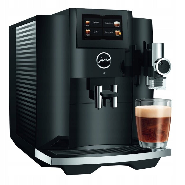 Automatic espresso machine for coffee Jura S8 Piano Black (EB) Black