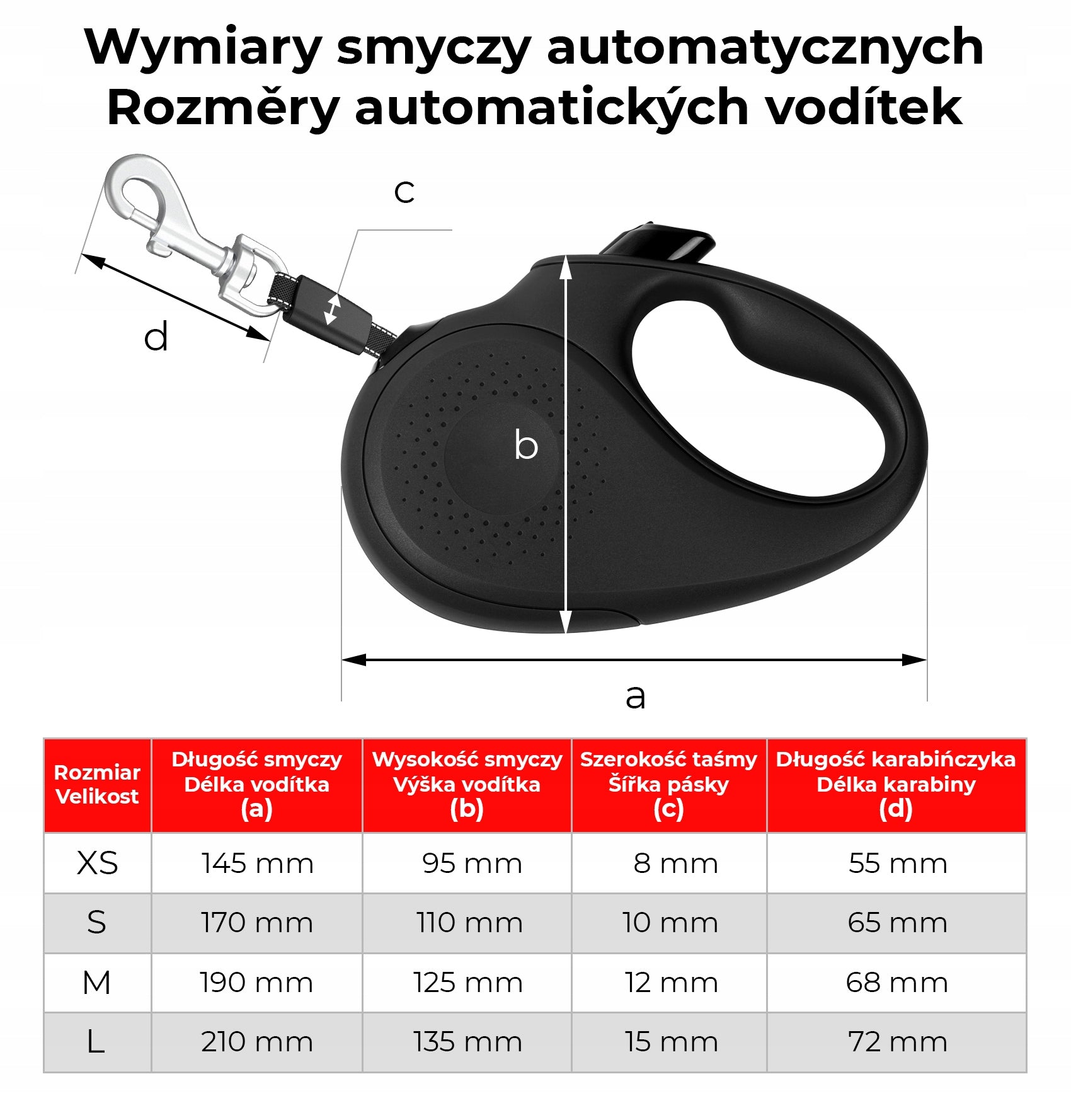 Automatic lanyard WAUDOG, drawing Avocado, size XS, 3 m, up to 12 kg Manufacturer code 8123-0048-01