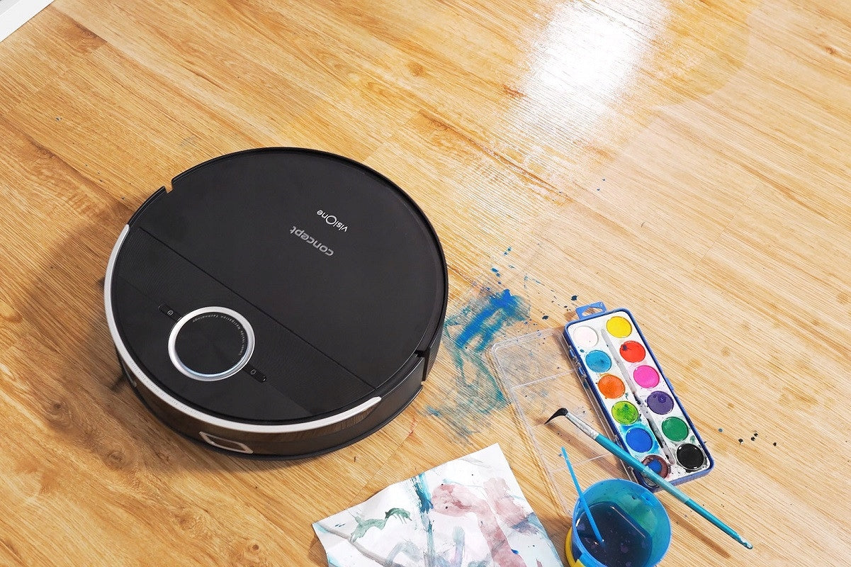 Automatic mopping vacuum cleaner visiOne 3D Ultra Slim VR3550 Manufacturer code vr3550