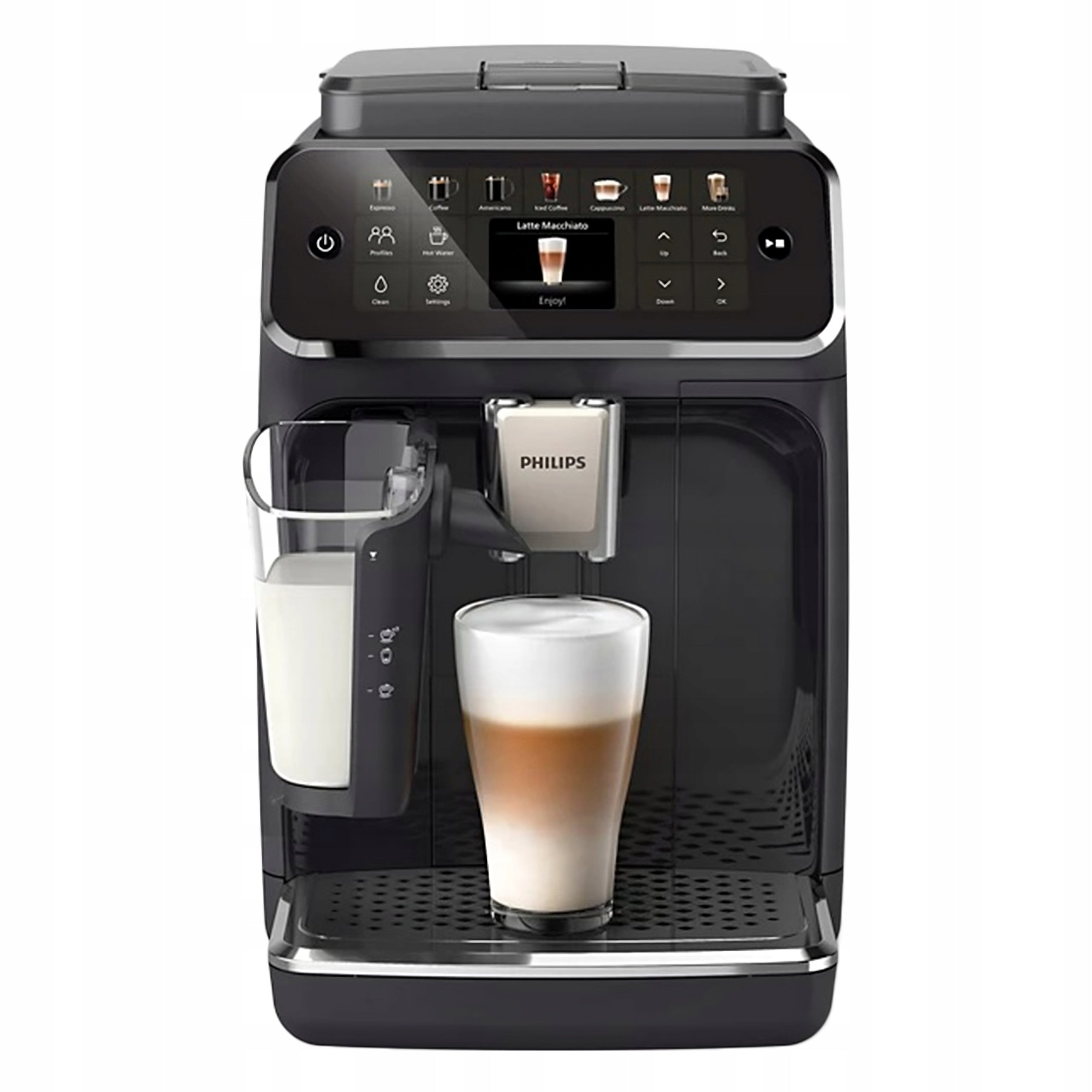 Automatic pressure coffee machine LatteGo Philips EP4441/50 black