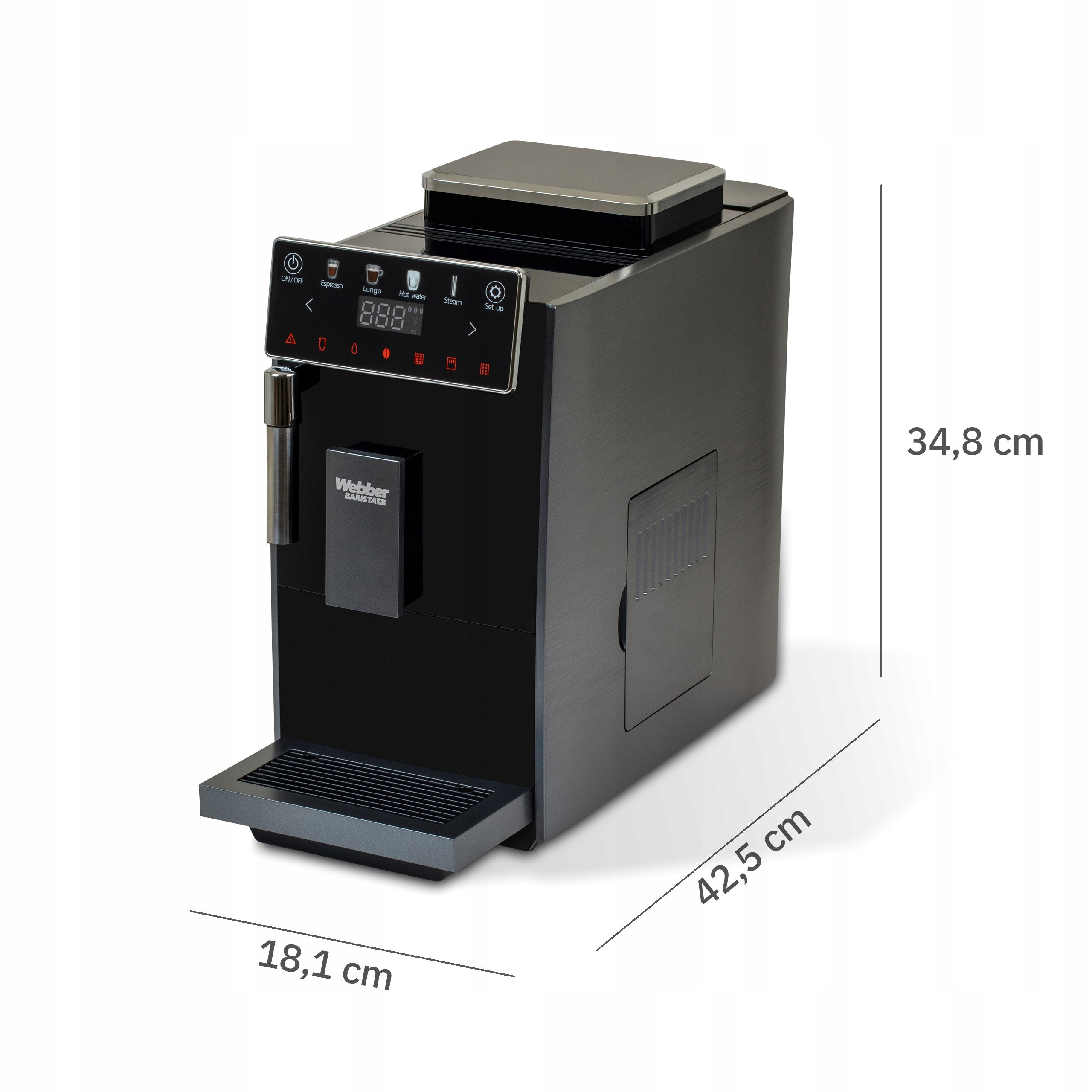 Automatic pressure coffee maker Webber A7 Veneto 19 bar Brand Webber
