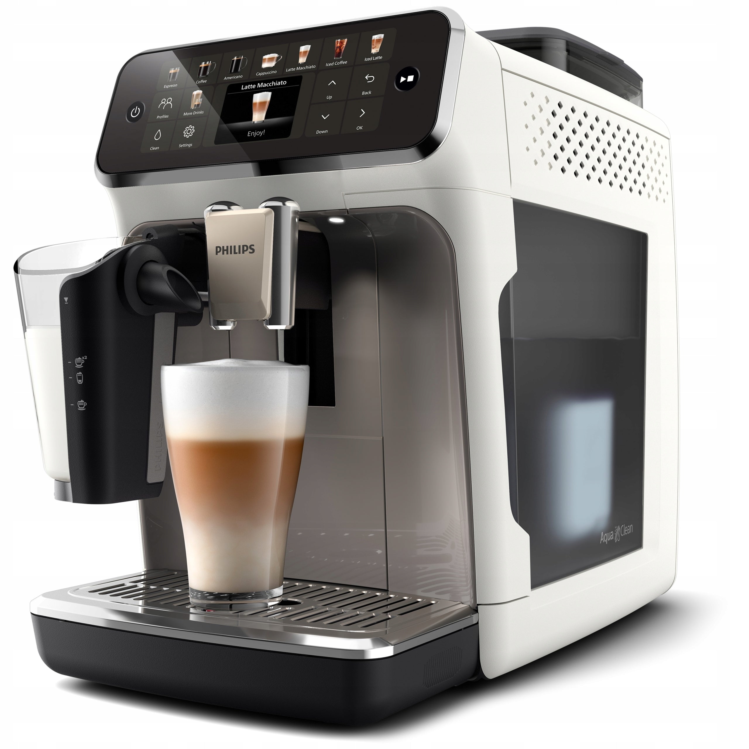 Automatic pressure machine Philips EP5545/70 1500W LatteGo white