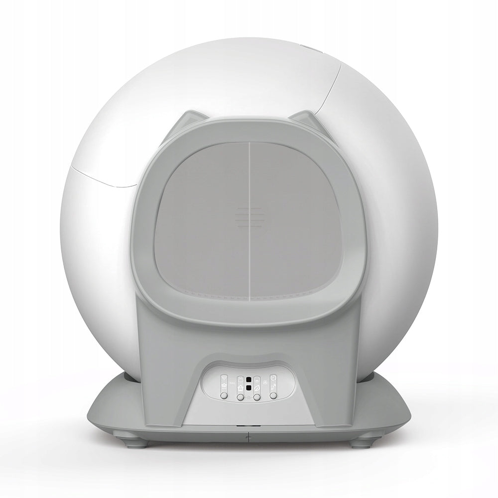 Automatic self-cleaning litter box for cat OZONATOR UV LAMP WiFi GREY Kind closed litter box