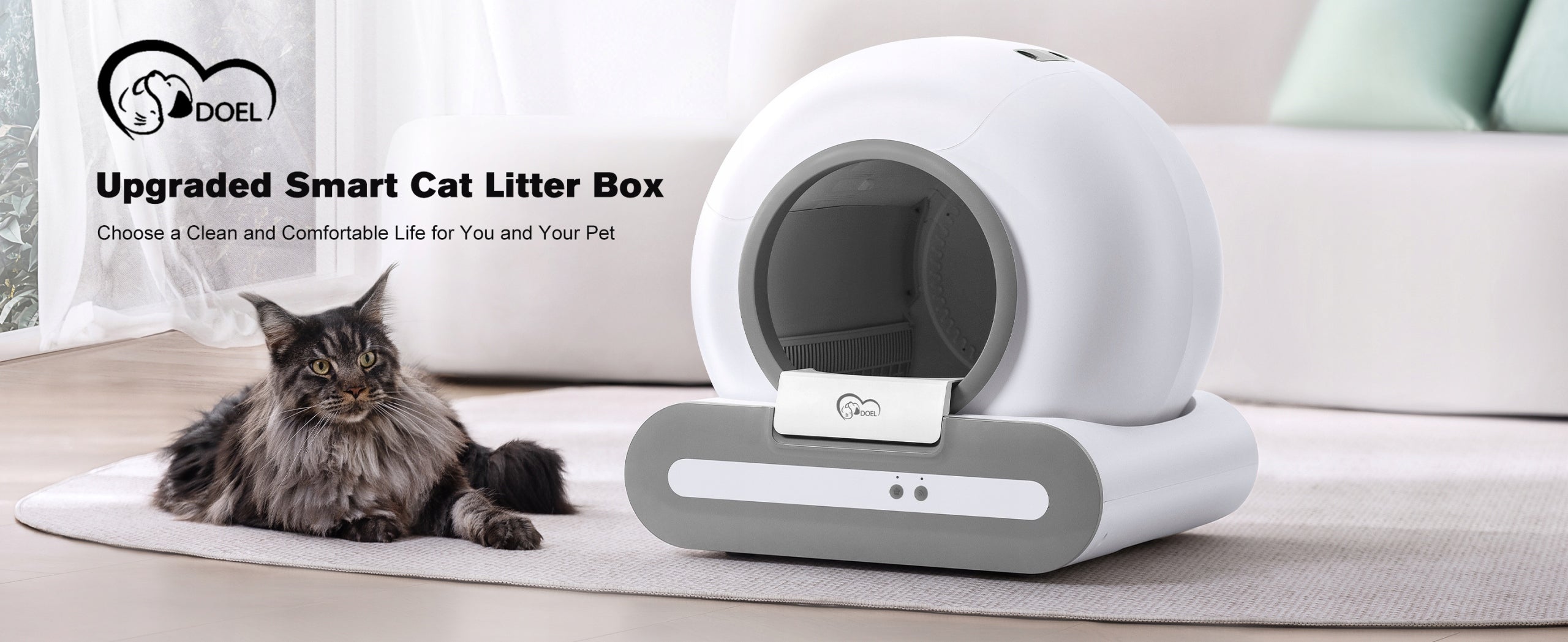 Automatic self-cleaning litter box for cat neutralizer WIFI + FREEBIES Model Tops65L