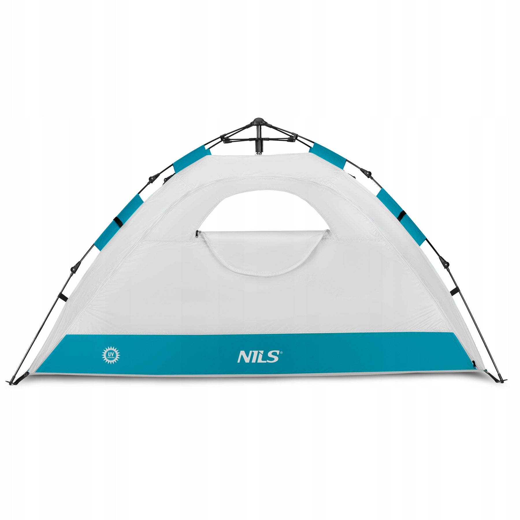Automatic self-folding beach tent with floor grey Nils Manufacturer code 15-04-008