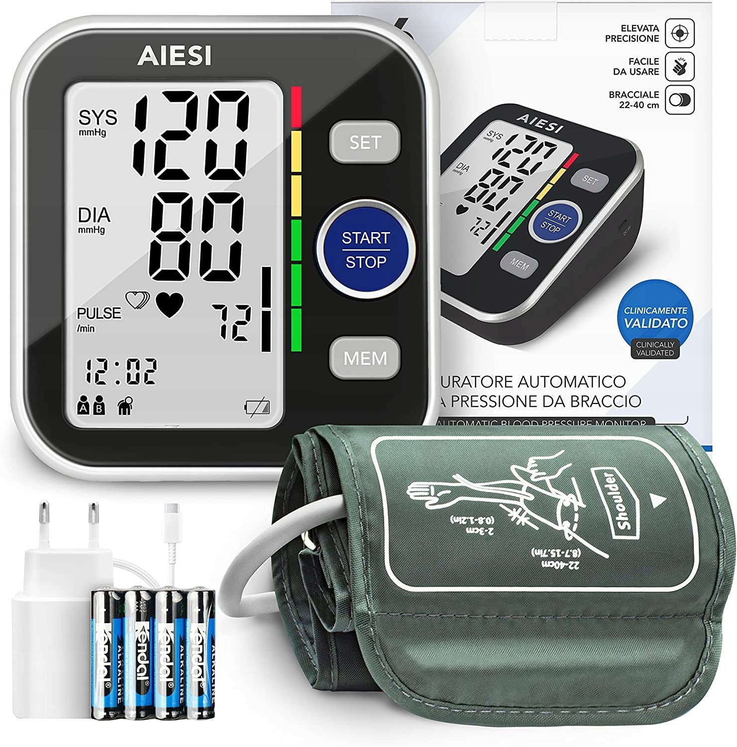 Automatic shoulder blood pressure monitor Aiesi A6
