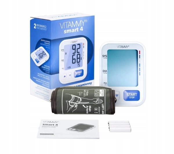 Automatic shoulder blood pressure monitor Vitammy Smart 4 Arrhythmia detection Medical device no