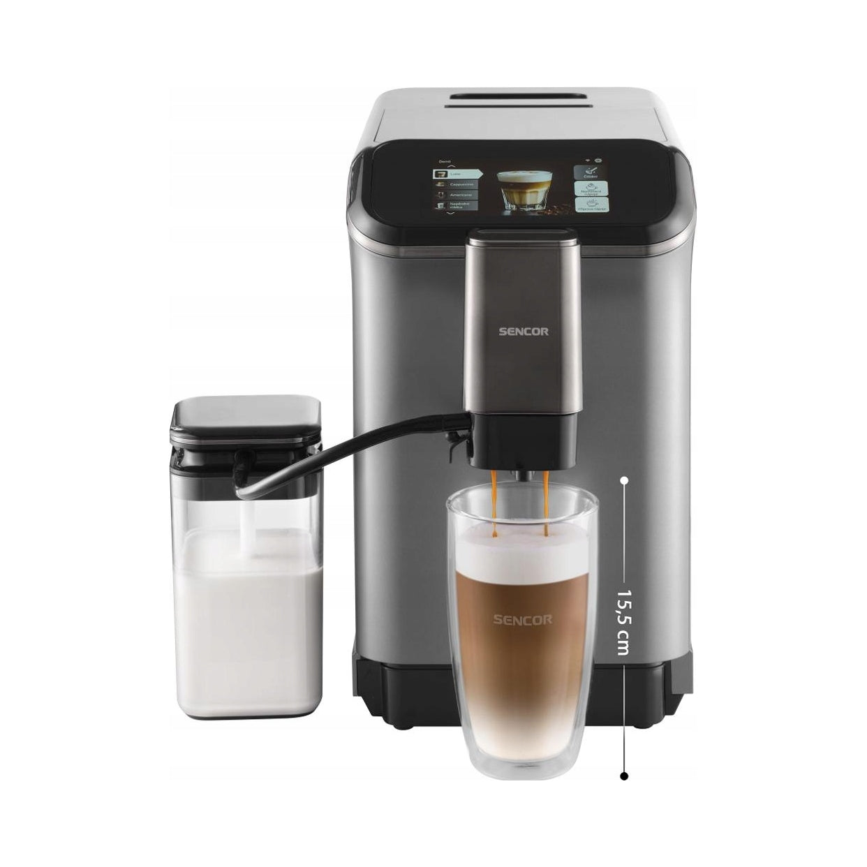 Automatický automatický kávovar Sencor SES 8500BK 1350 W černý
