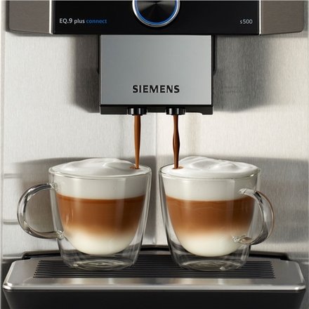 Automatický automatický kávovar Siemens EQ.9 s400 1500 W stříbrný/šedý Model EQ.9 s400