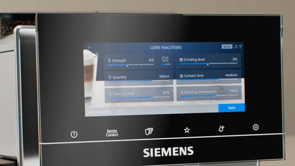 Automatický automatický kávovar Siemens TQ905R03 1500 W stříbrný/šedý Model TQ905R03