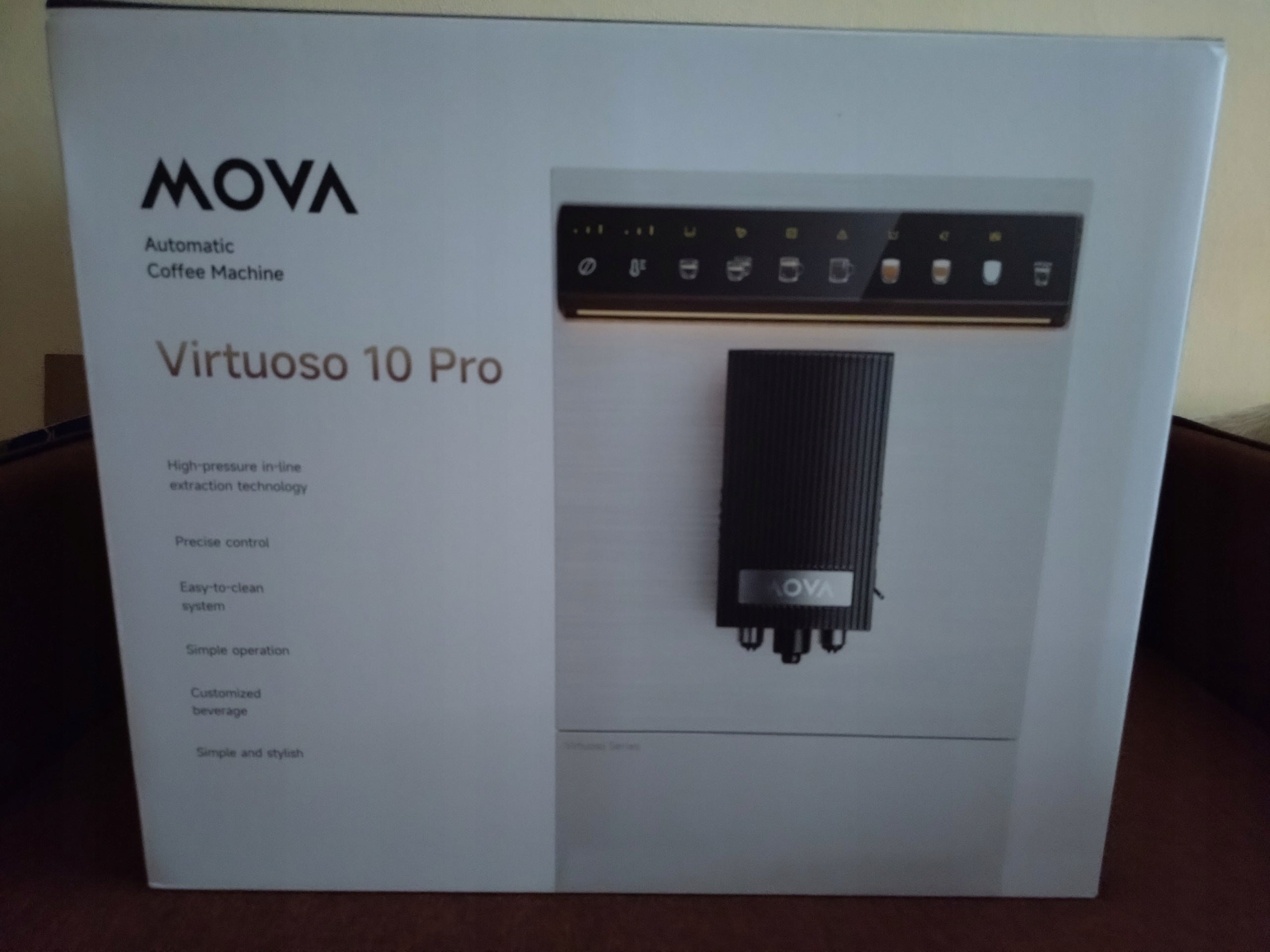 Automatyczny ekspres ciśnieniowy Mova Virtuoso 10 Pro 1470 W biały Packaging status original