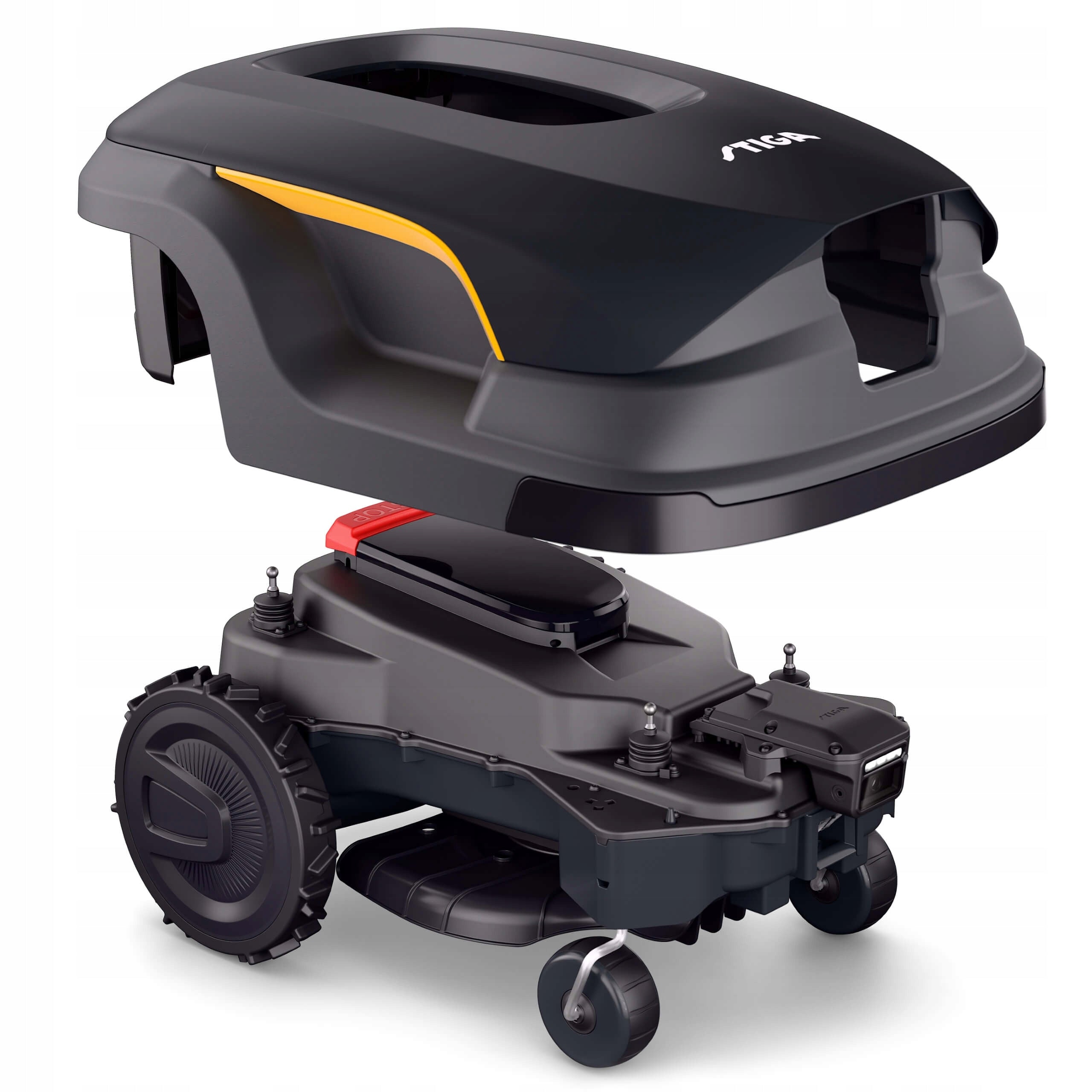 Autonomous Robot Mowing STIGA A 140v 14000m2 Without Wire GPS AI Camera Series A