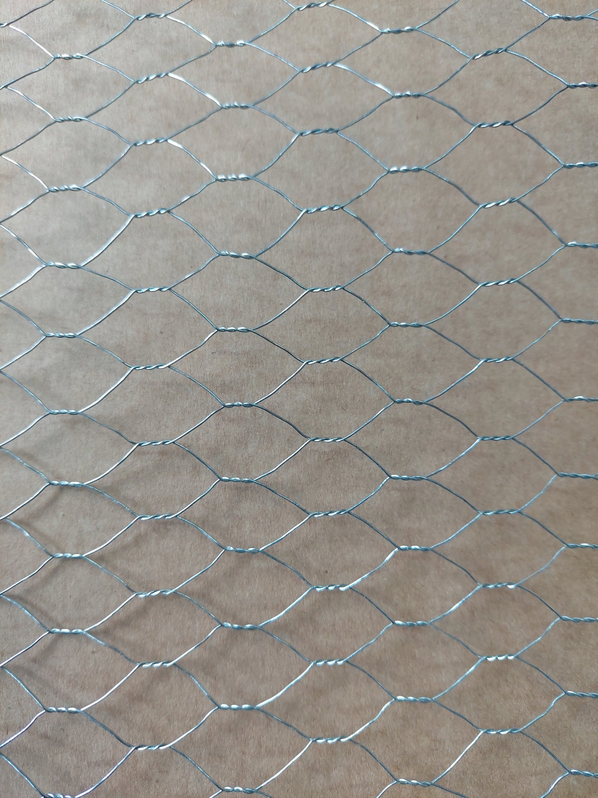 Aviary net hexagonal insulation 30/0,8 roll 50mb Fire Zinc Length 50 m