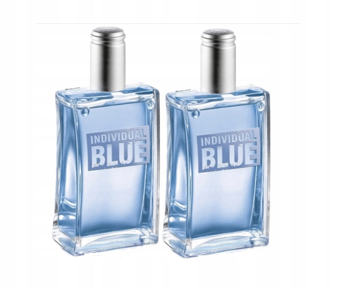 Avon 2 x Individual Blue Men's Perfume 2 x 100ml Set of 200 ml