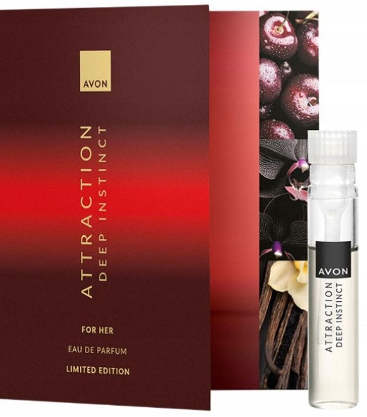 Avon ATTRACTION DEEP INSTINCT for Her 50 ml Eau de Parfum sample 0,6 ml