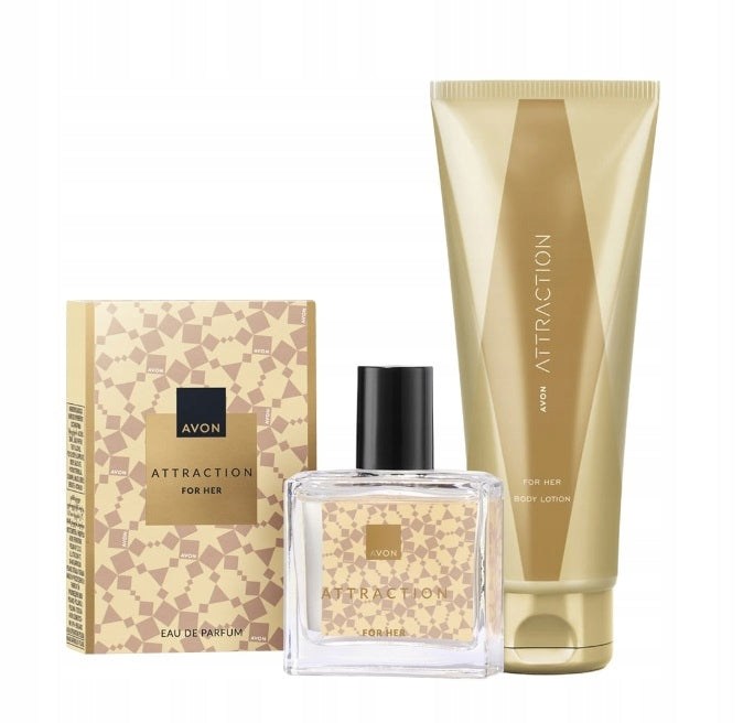 Avon Attraction Women's Perfume 30 ml + Balm Gift Set for Christmas