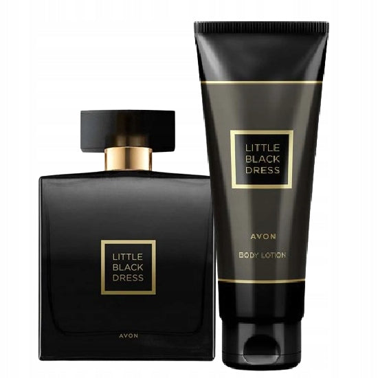 Avon Little Black Dress Perfume Set100ml Balsam Packaging status original