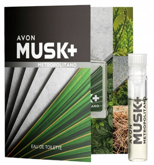 Avon MUSK METROPOLITANO original fragrance male sample