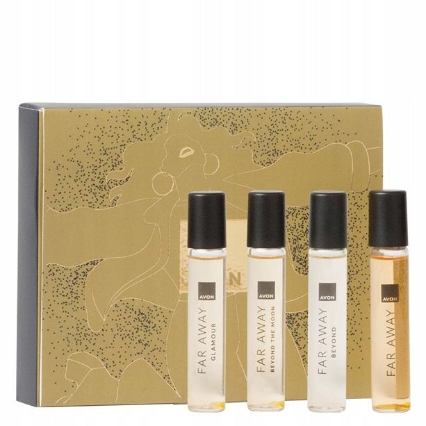 Avon - Set of 4 FAR AWAY perfumes in gift box