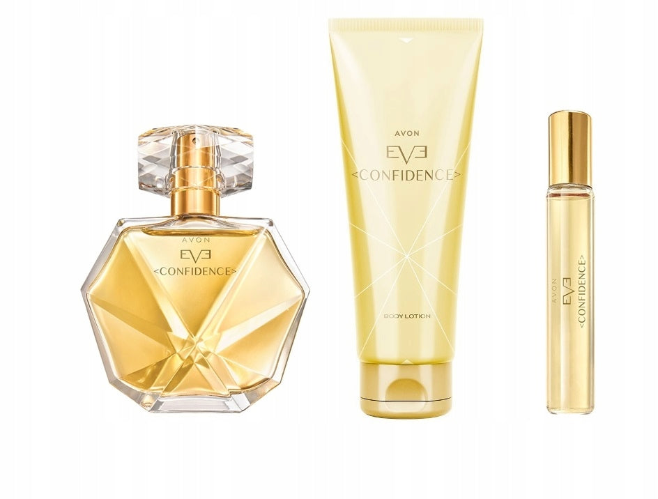 Avon Set of Cosmetics Eve Confidence Lotion Perfume 50ml Perfume 10ml