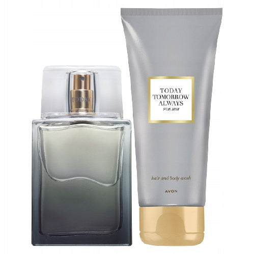 Avon TTA Today Tomorrow For Him Perfume Men's Shower Gel Set