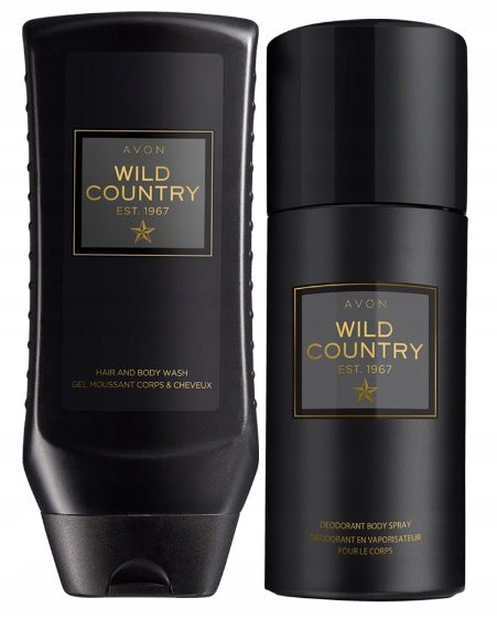 Avon - WILD COUNTRY Set - 2 cosmetics - Gel + Deodorant