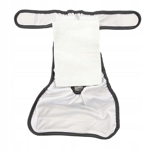 Avont 2 pieces dog diapers, reusable, highly absorbent L Kind woolen