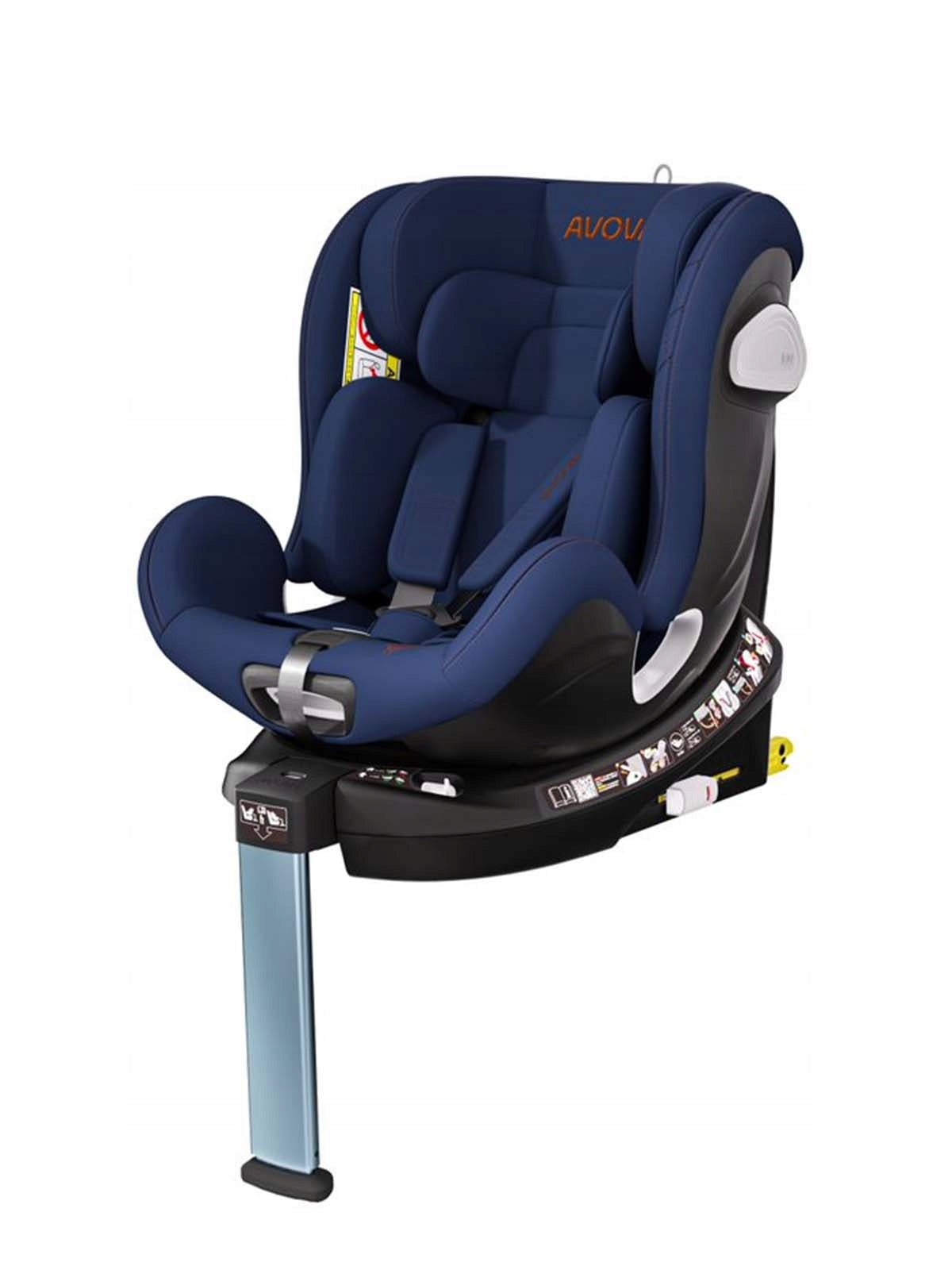 Avova Swan-Fix i-Size – autosedačka 40-125 cm – River Blue + Příslušenství
