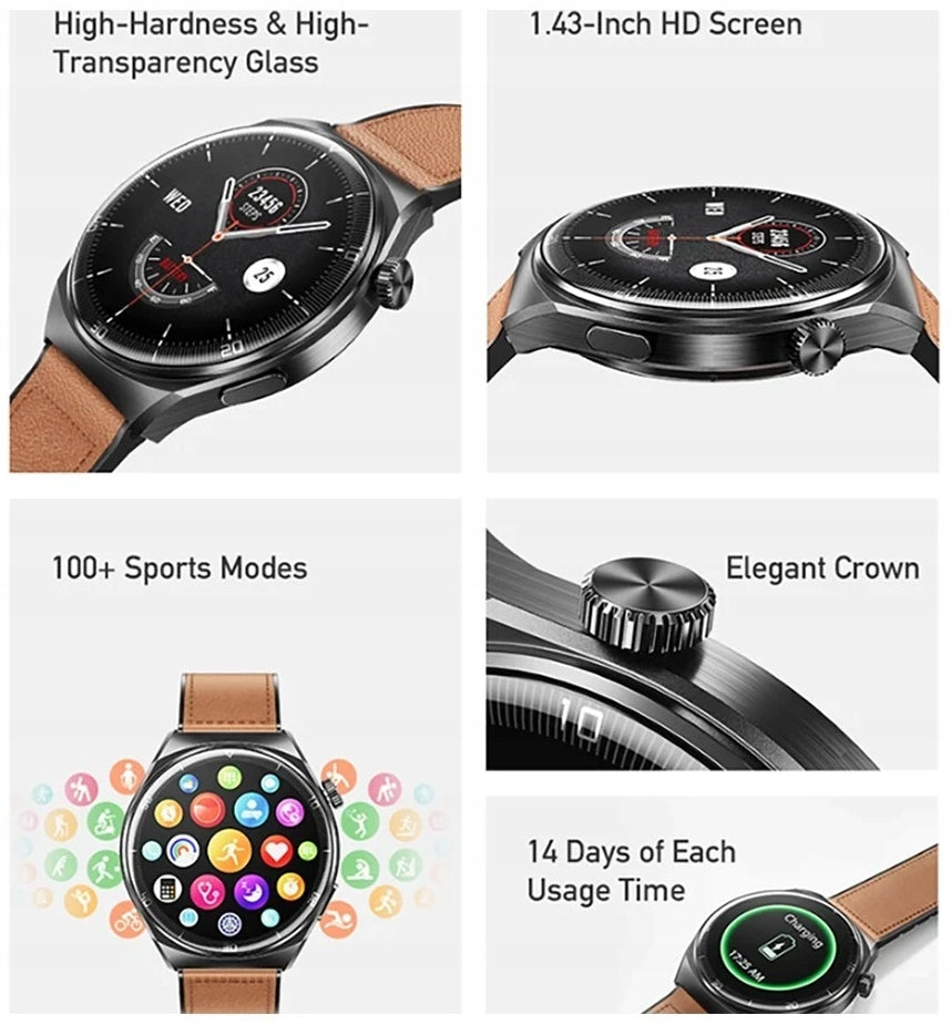 Awei H27, smart watch, black Packaging status original