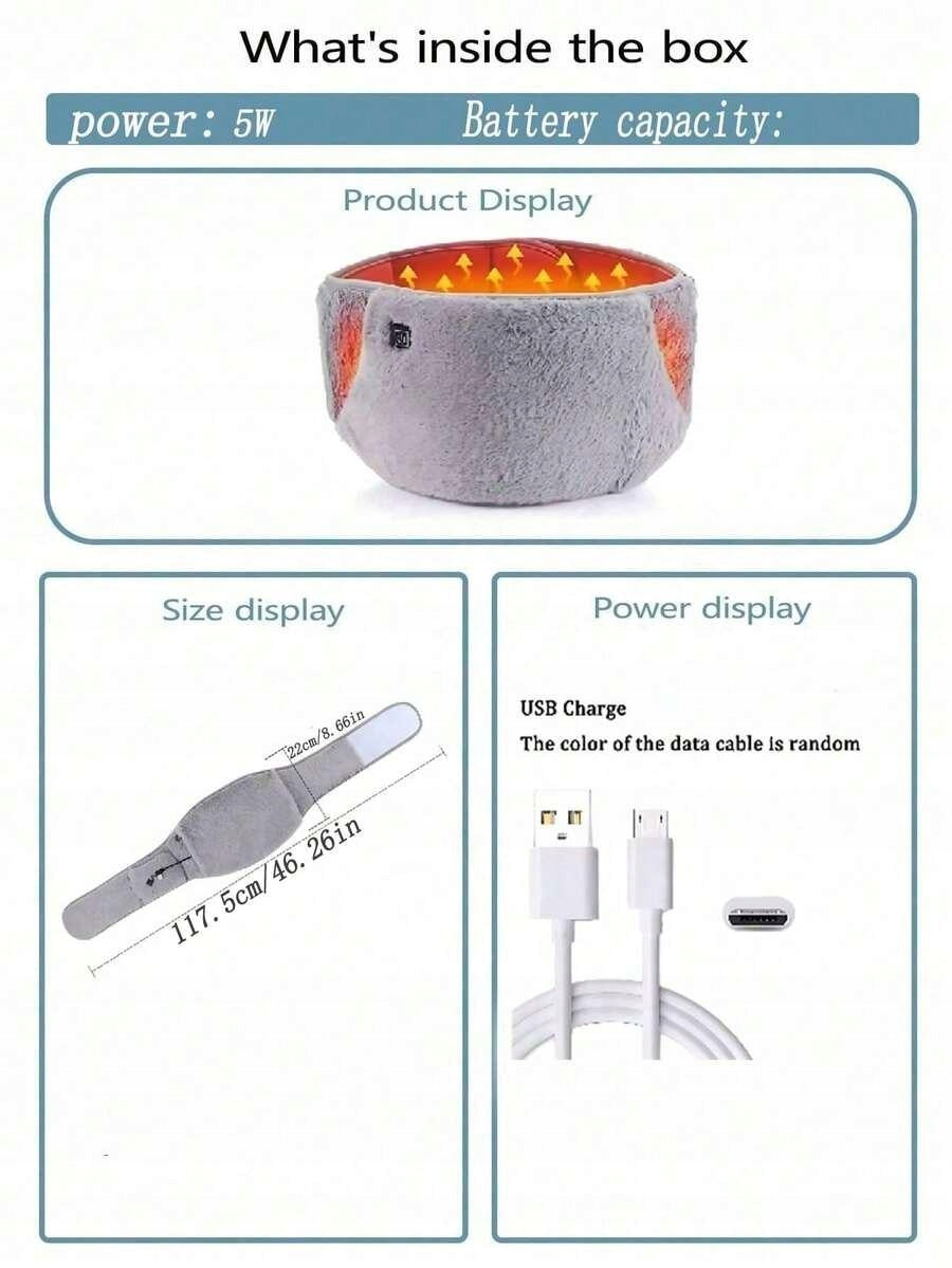 Axh Heated Waist Belt Hand Warmer S07 22X117.5CM Medical device no