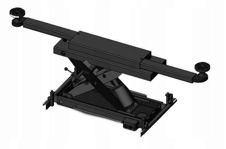 Axial lift for scissor lifts and four-column lifts 2,5T INVENTO