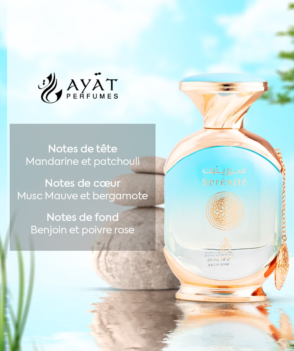 Ayat Eau de Parfum - Renaissance Edition - SERENITE 100ml Packaging status original