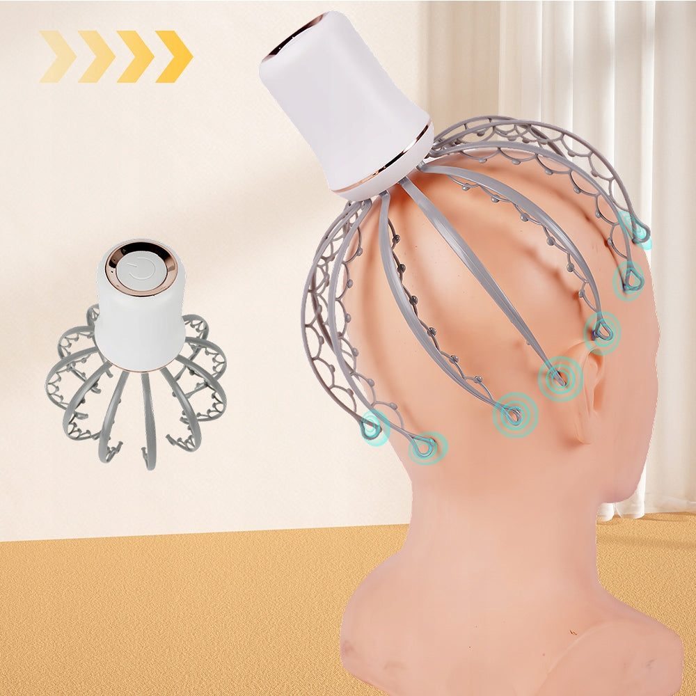 Ayurvedic Octopus Massager for Relaxing and Rubbing Oils 3 Levels Manufacturer code Masażer głowy